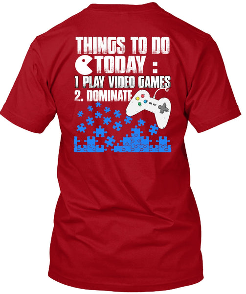 Play Video Games T Shirt, Being A Gamer T Shirt
