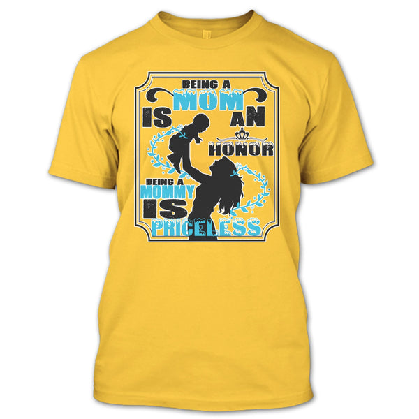 A black t-shirt with the shopify logo