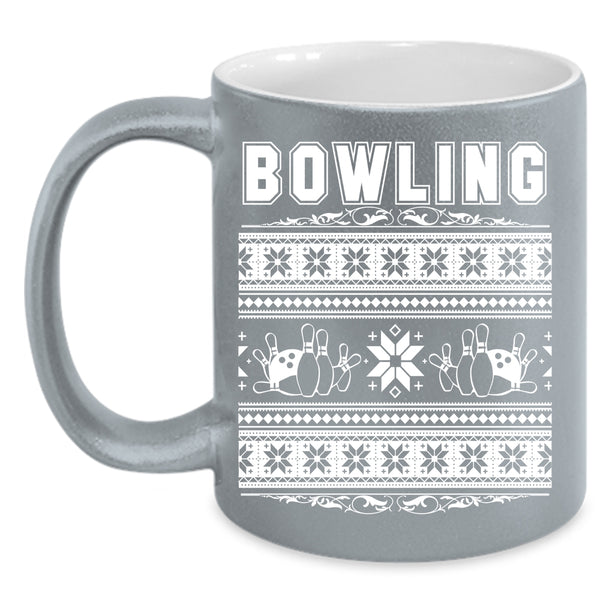 Bowling Coffee Mug, Make An Ugly Christmas Coffee Cup