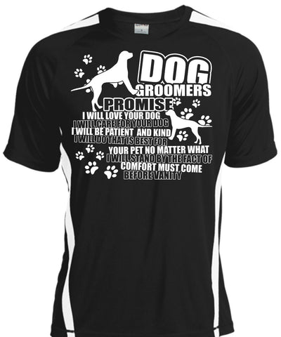 A black t-shirt with the shopify logo