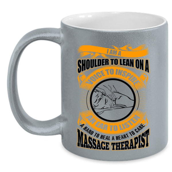 Cool Massage Therapist Coffee Mug, I Am A Massage Therapist Accent Mug
