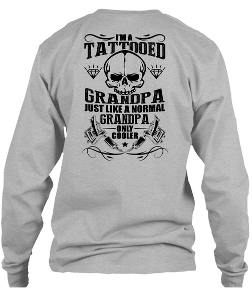 I'm A Tattooed Grandpa T Shirt, I Love Tattoo T Shirt