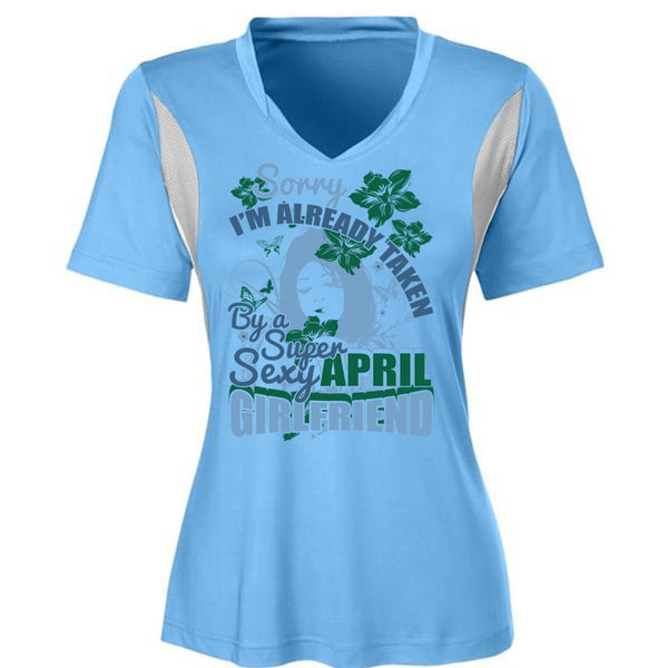 I'm Already Taken By An April Girlfriend T Shirt, I Love Girlfriend T Shirt, Awesome T-Shirts
