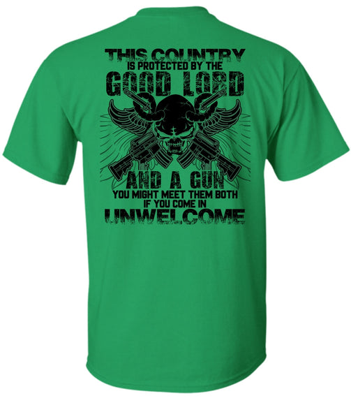 Good Lord And A Gun T Shirt, I Love Gunning T Shirt
