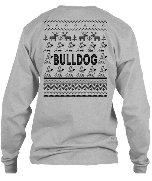 I Love Bulldog T Shirt, Merry Christmas T Shirt