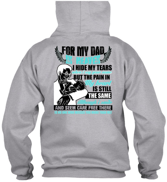 For My Dad In Heaven T Shirt, I Love My Dad T Shirt