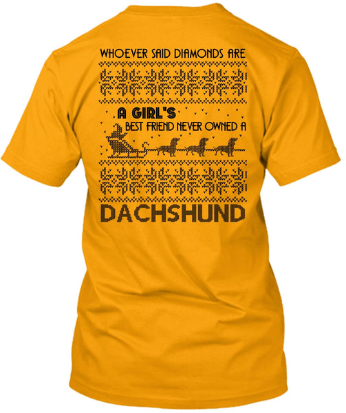 Never Owned A Dachshund T Shirt, I Love My Dog T Shirt