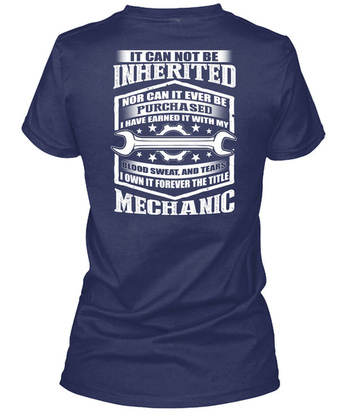 It Forever The Title Mechanic T Shirt, Blood Sweat And Tears T Shirt