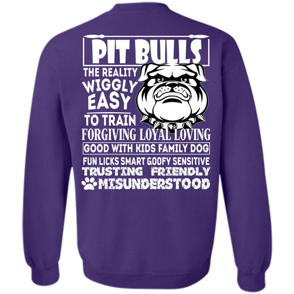 Good With Kids Family Dog T Shirt, I Love Pit Bull Sweatshirt