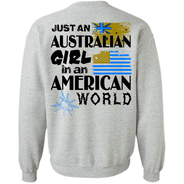 Wait For Halloween T Shirt, Just An Australian Girl In An American World Sweatshirt