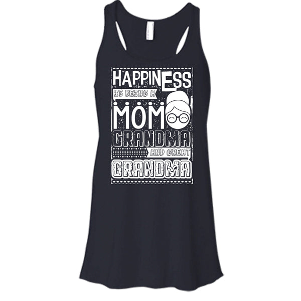 Happiness Is Being A Mom T Shirt, Grandma Tank Top