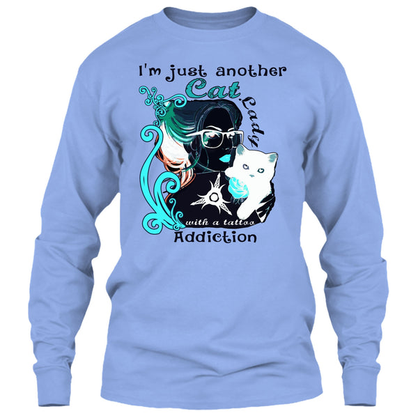 I'm Just Another Cat Lady T Shirt, Coolest Cat Lady T Shirt