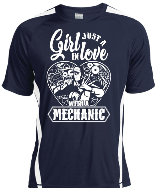Just A Girl In Love With A Mechanic T Shirt, Being A Mechanic T Shirt, Cool Shirt