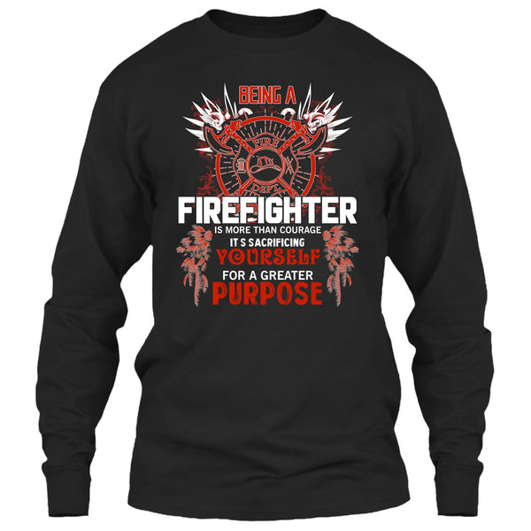 Being A Firefighter T Shirt, Coolest Firefighter T Shirt