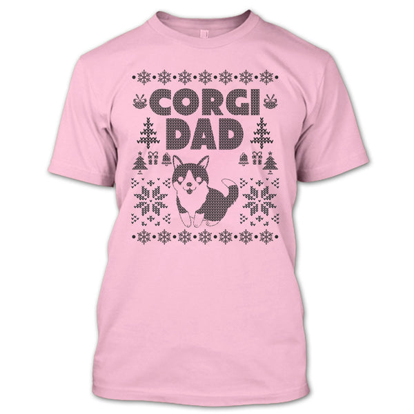 Corgi Dad T Shirt, Gift For Merry Christmas T Shirt