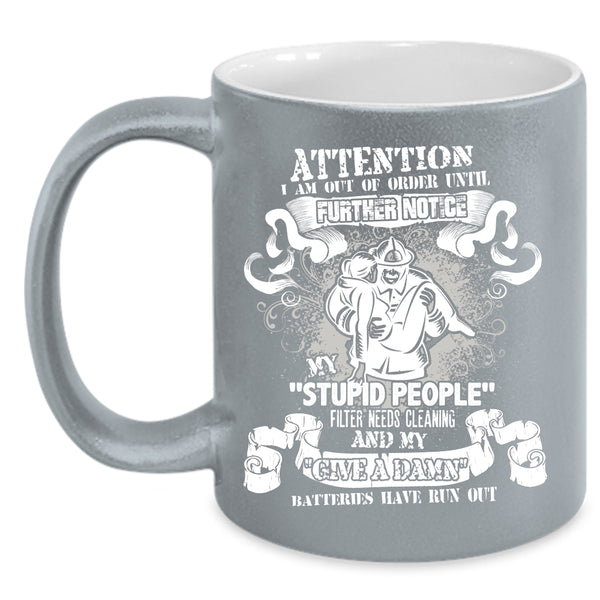 Awesome Firefighter Coffee Mug, Best Gift For Fireman Coffee Cup