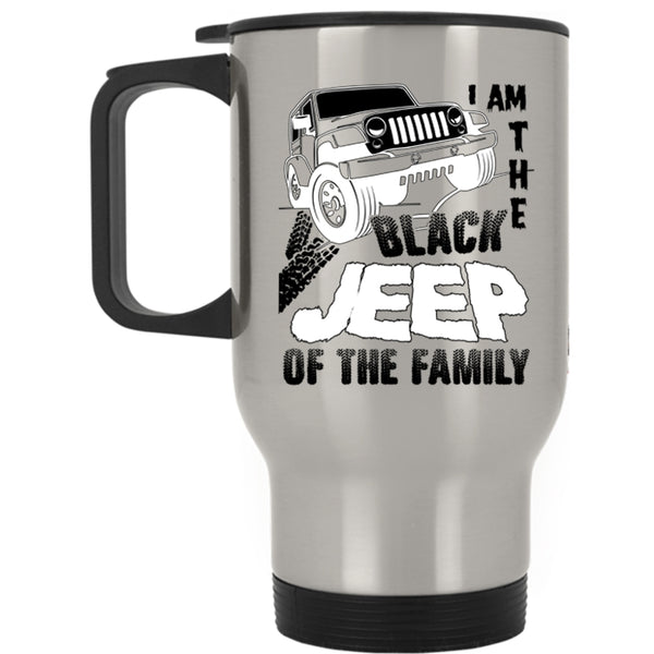 My Family Travel Mug, I Am The Black Jeep Of The Family Mug