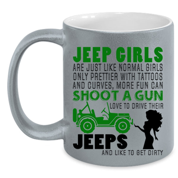 Love To Drive Their Jeeps Coffee Mug, Jeep Girls Accent Mug