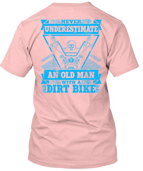 Old Man With A Dirt Bike T Shirt, I Love Biking T Shirt