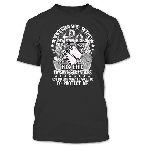 A black t-shirt with the shopify logo