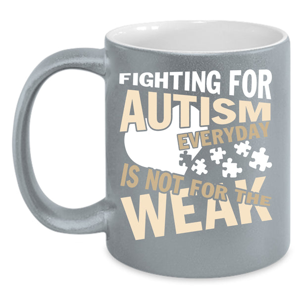 Fighting For Autism Everyday Coffee Mug, Cute Autism Child Coffee Cup
