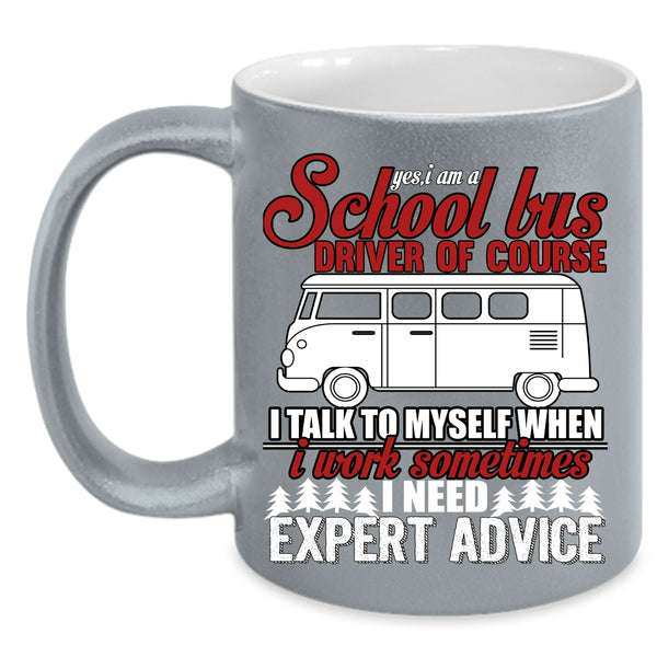 I Am A School Bus Driver Coffee Mug, Funny School Bus Coffee Cup