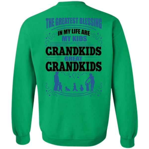 I Love Grandson T Shirt, My Kids Grandkids Great Grandkids Sweatshirt