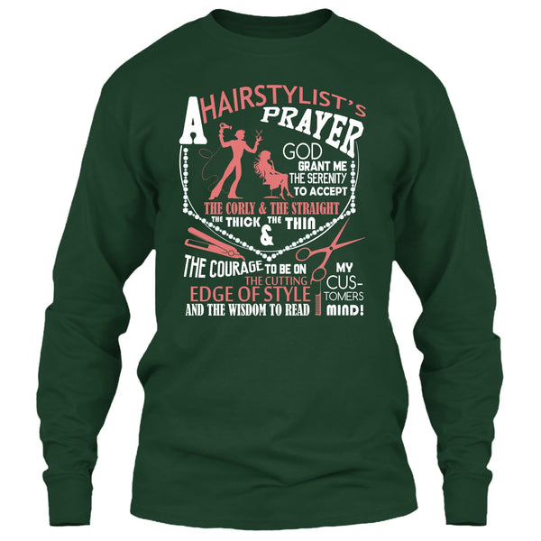 A Hair Stylist's Prayer T Shirt, Hair Stylist's Prayer T Shirt