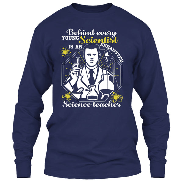 Hehind Every Young Musician T Shirt, An Exhausted Music Teacher T Shirt