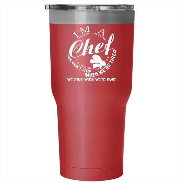 I'm A Chef Tumbler 30 oz Stainless Steel, Awesome Gift For Chef Travel Mug