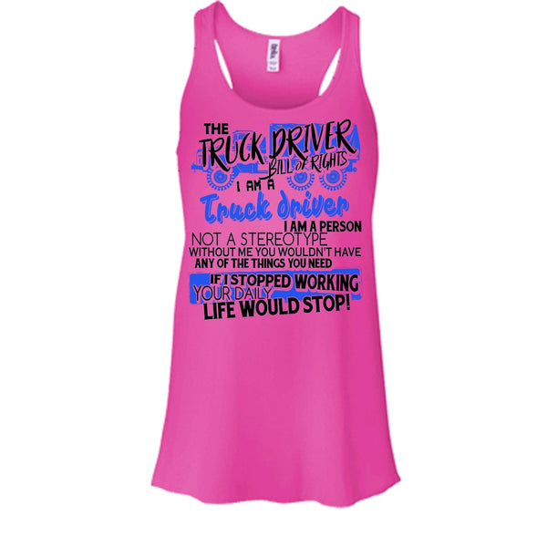 The Truck Driver T Shirt, Gift For Trucker Tank Top