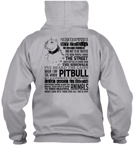 I Say The Words Pit Bull T Shirt, I Love My Dog T Shirt