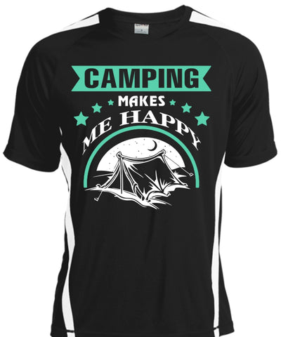 A black t-shirt with the shopify logo