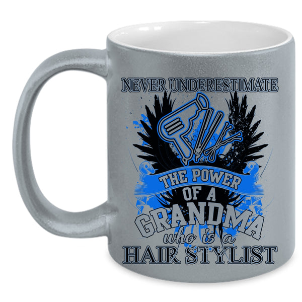 Funny Hairstylist Coffee Mug, Grandma Is A Hairstylist Accent Mug