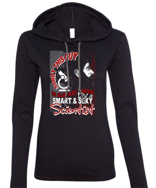 Smart Scientist T Shirt, Being A Scientist T Shirt (Anvil Ladies Ringspun Hooded)
