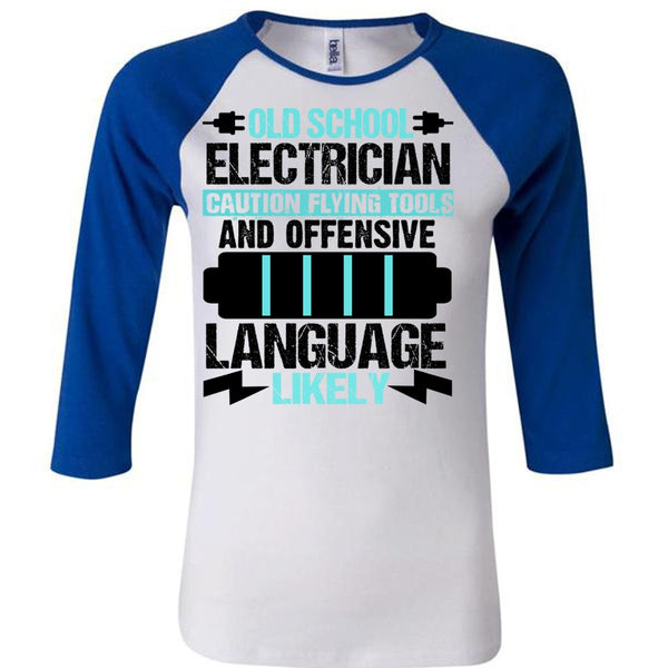 Old School Electrician T Shirt, I Love Electrician T Shirt, Awesome T-Shirts