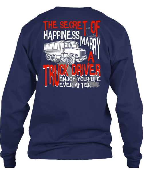 Marry A Truck Driver T Shirt, Being A Trucker T Shirt