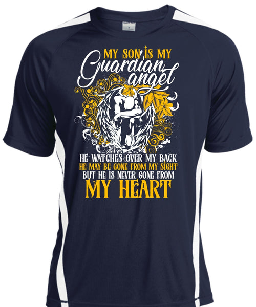 My Son Is My Guardian Angel T Shirt, My Heart T Shirt, Cool Shirt