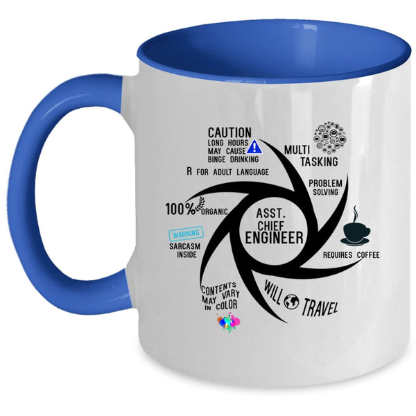 Awesome Engineers Coffee Mug, Asst Chief Engineer Accent Mug