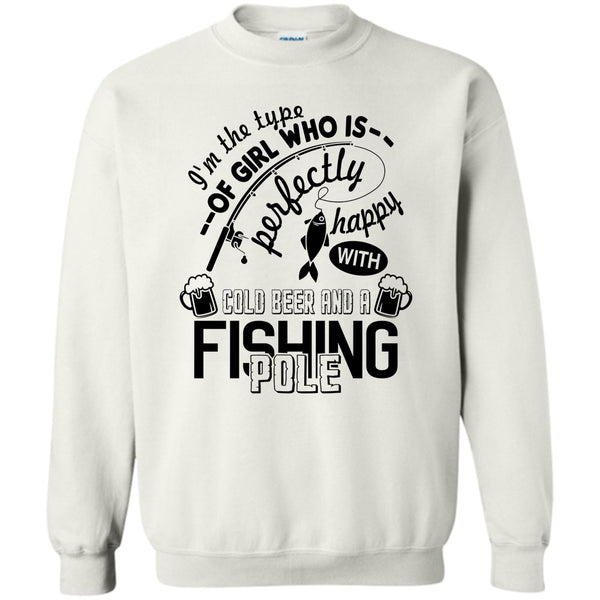 Coolest Fishing Lover T Shirt, Pretty Happy With Cool Beer Sweatshirt