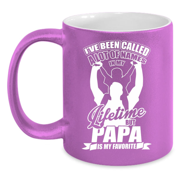 Papa Is My Favorite Names Coffee Mug, Awesome Papa Coffee Cup