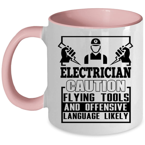 Awesome Electrician Coffee Mug, Electrician Accent Mug
