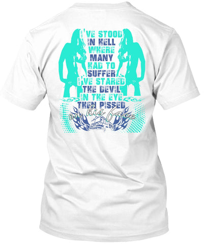 A black t-shirt with the shopify logo