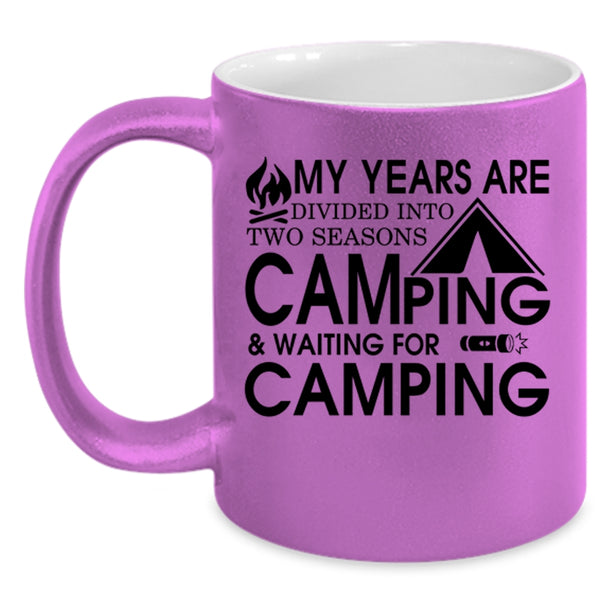 Waiting For Camping Coffee Mug, Camping Accent Mug