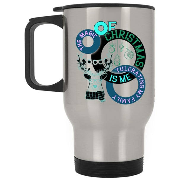 Tulerating My Family Travel Mug, The Magic Of Christmas Mug