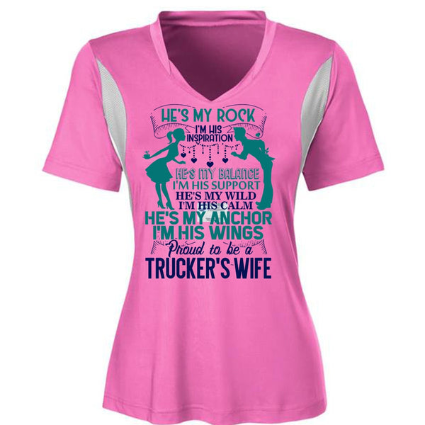 Proud To Be A Trucker's Wife T Shirt, I Love Trucking T Shirt, Awesome T-Shirts