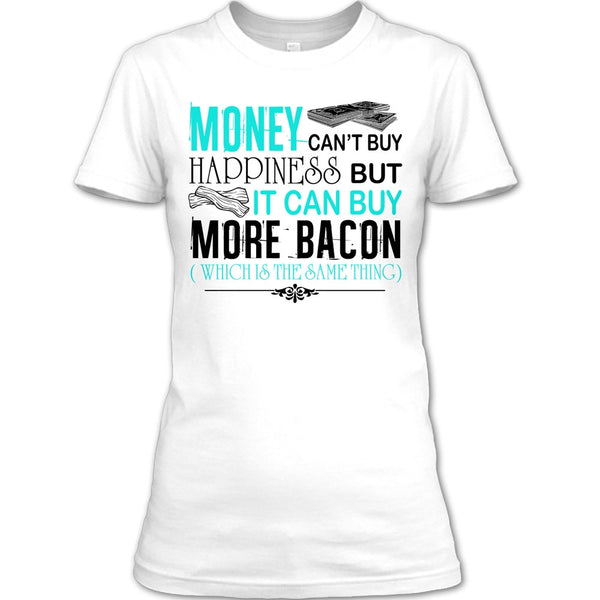 A black t-shirt with the shopify logo