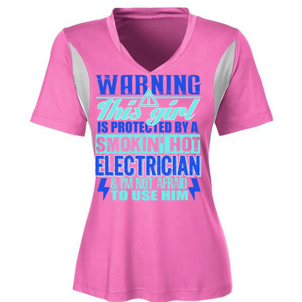 Smoking Hot Electrician T Shirt, I Love Electrician T Shirt, Awesome T-Shirts
