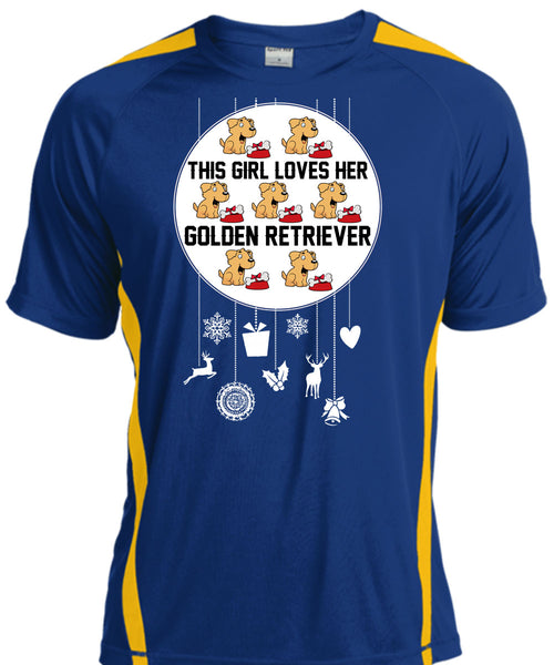This Girl Loves Her Golden Retriever T Shirt, I Love My Dog T Shirt, Cool Shirt