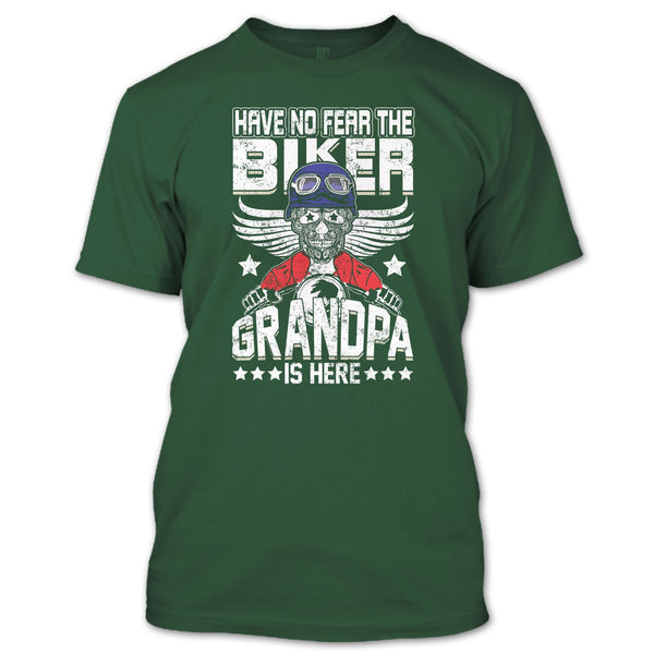 Have No Fear The Biker T Shirt, Coolest Biker Grandpa T Shirt